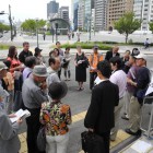 Walk Tour "Visiting America-Related Places in Osaka"  Saturday, September 29, 2012