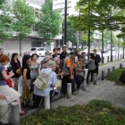 Walk Tour "Visiting America-Related Places in Osaka"  Saturday, September 29, 2012